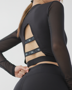 AUDAZ CROPPED LONG SLEEVE SHIRT