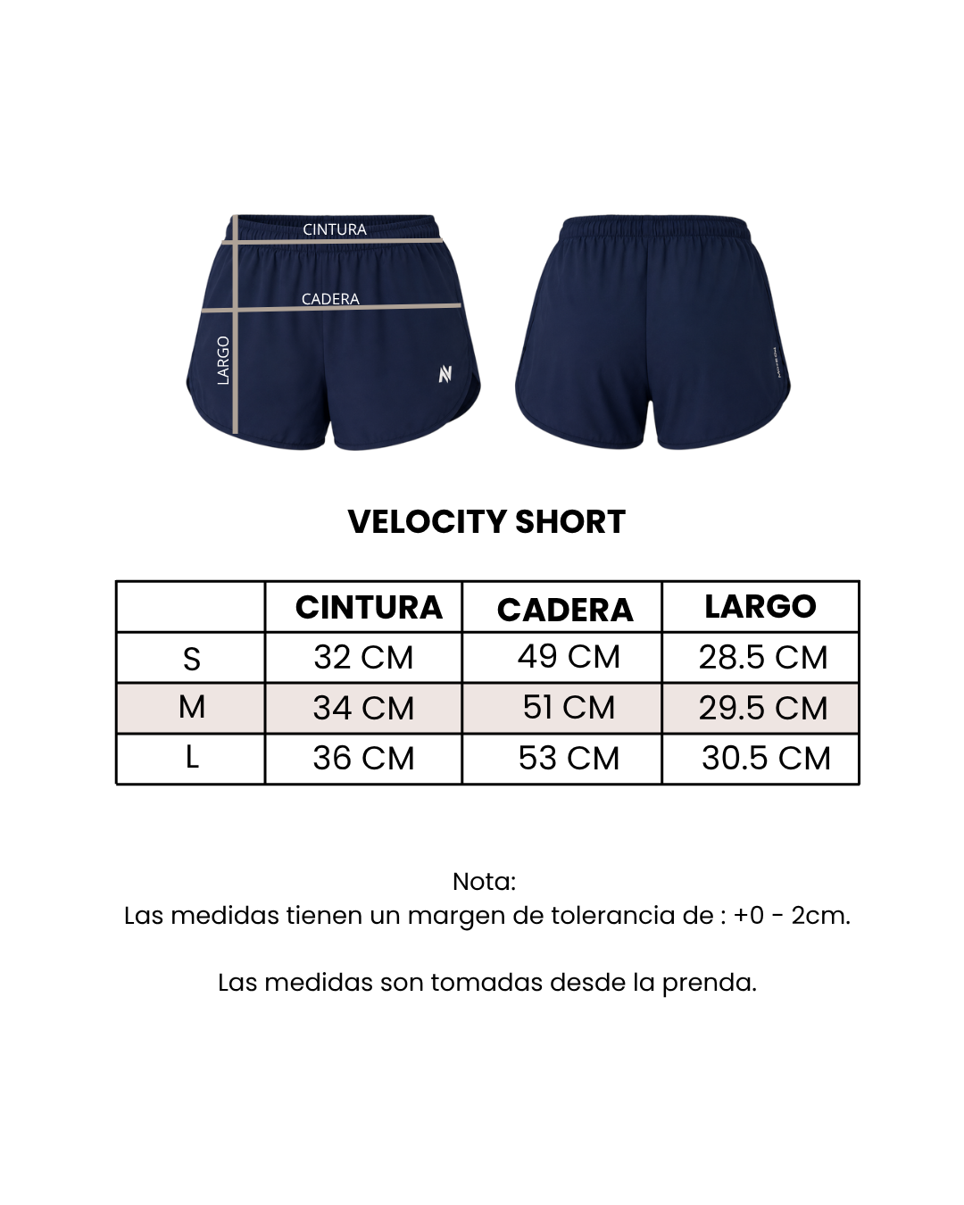 Guía de tallas