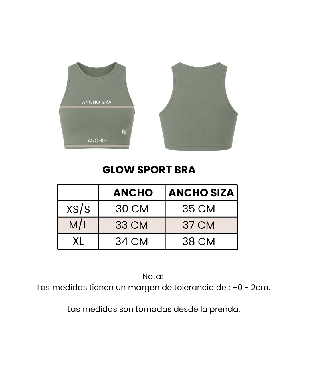 Guía de tallas
