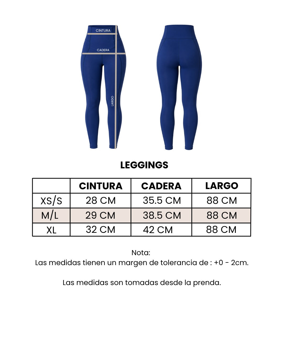 Guía de tallas
